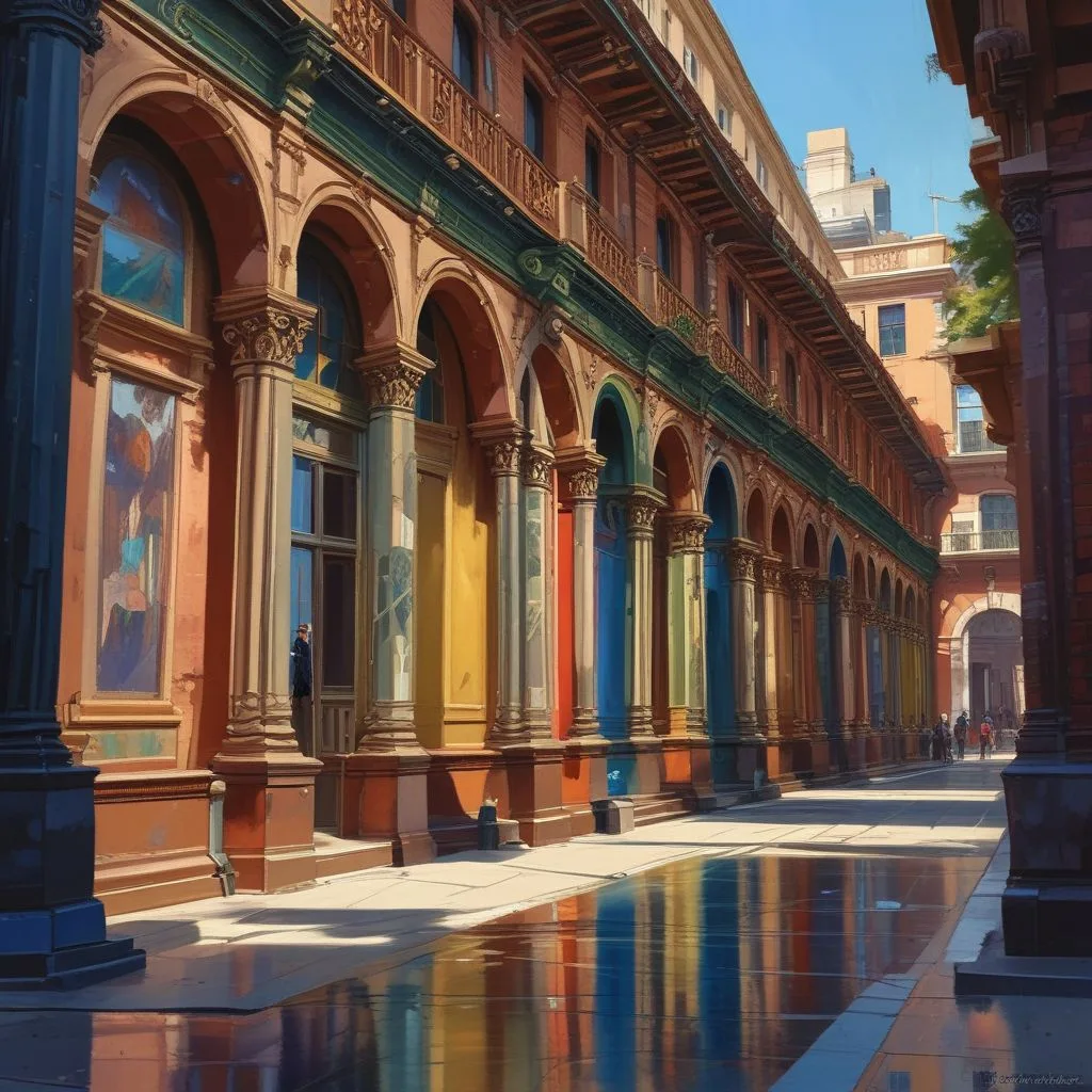 Изучение перспективы в рисовании и живописи для начинающих.