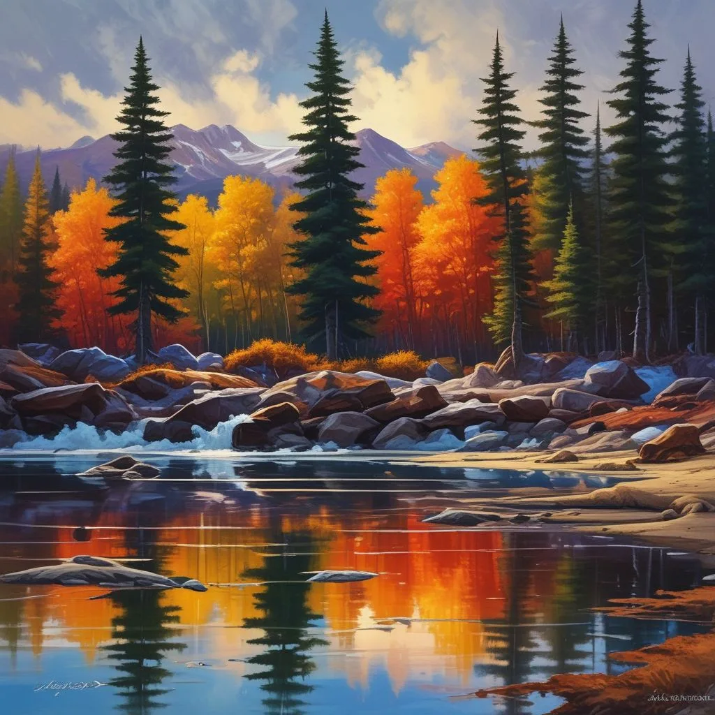 Как нарисовать абстрактную картину акрилом для начинающих