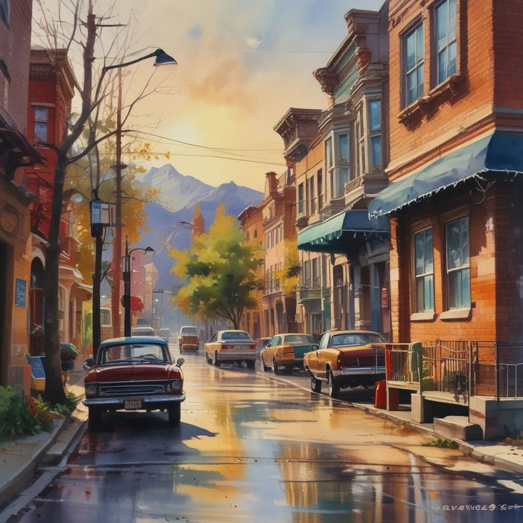 Как нарисовать пейзаж акварелью для начинающих без опыта.