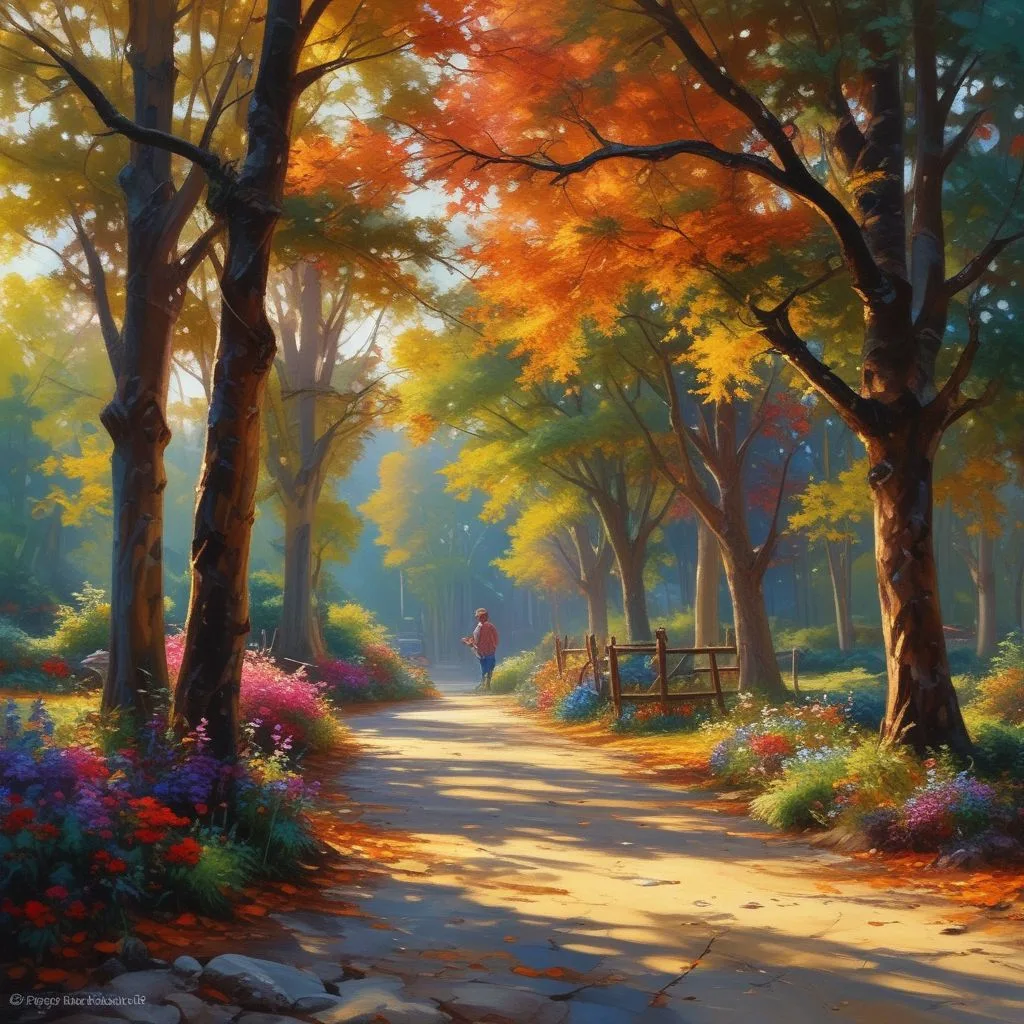 Как создать художественный эффект текстуры в картинах маслом с помощью различных техник живописи.