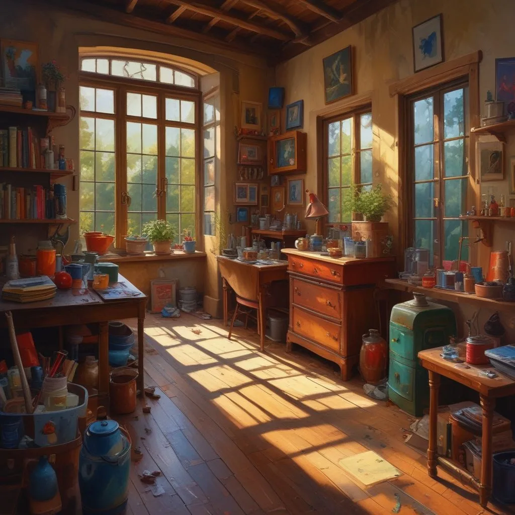 Создание художественного портфолио для начинающих художников живописи и графики.