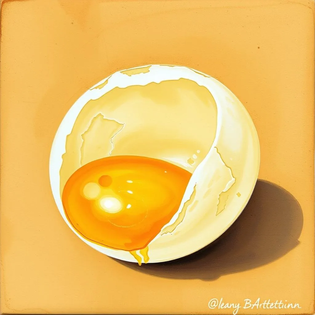 Темпера яичная: старинная техника которая снова в моде