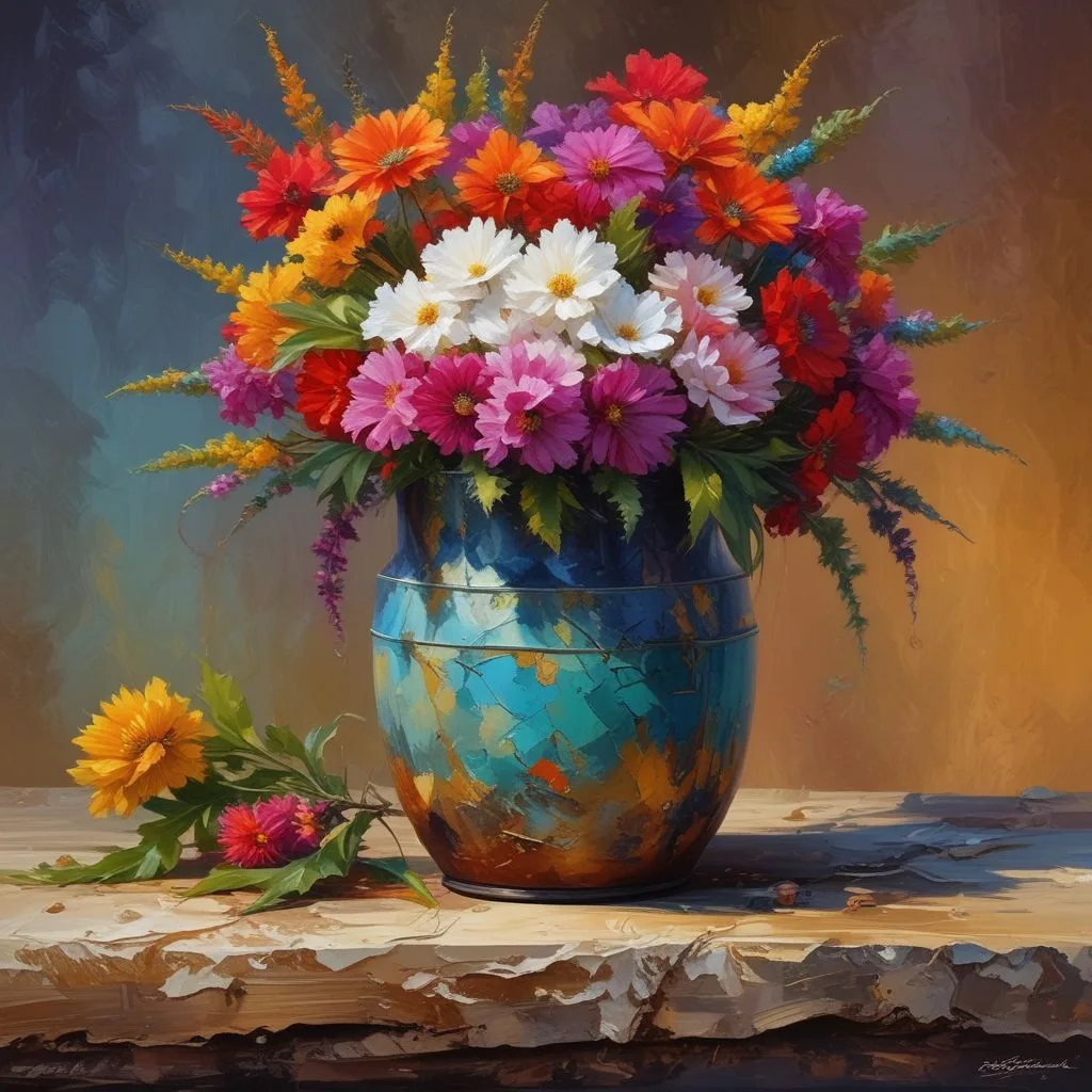 Техники и материалы для создания текстурной живописи смешанными материалами в современном искусстве.