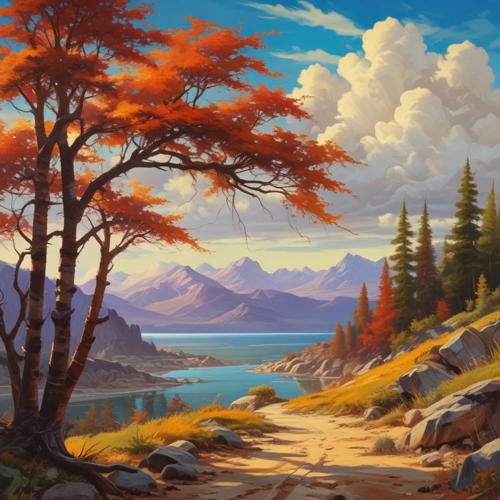 Техники цветового подбора в пейзажной живописи для начинающих художников.