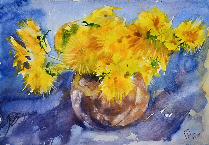 Картина «Весенние цветы» — Елена Пантелеева, Другое, аукцион Artstore