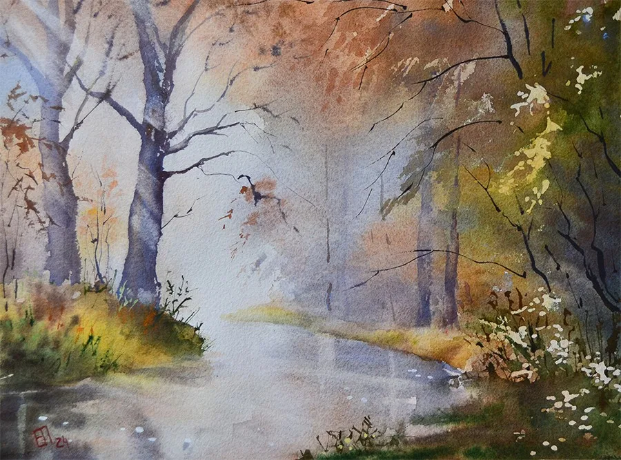 Лесной ручей