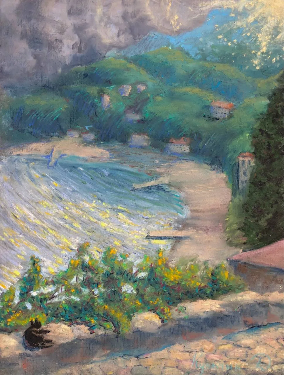 Картина «Гурзуфские впечателения» — Дмитрий Кульчик, Пейзаж, аукцион Artstore