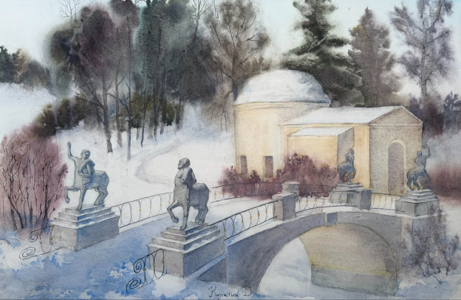 Картина «Кентавров мост» — Дмитрий Кульчик, Пейзаж, аукцион Artstore