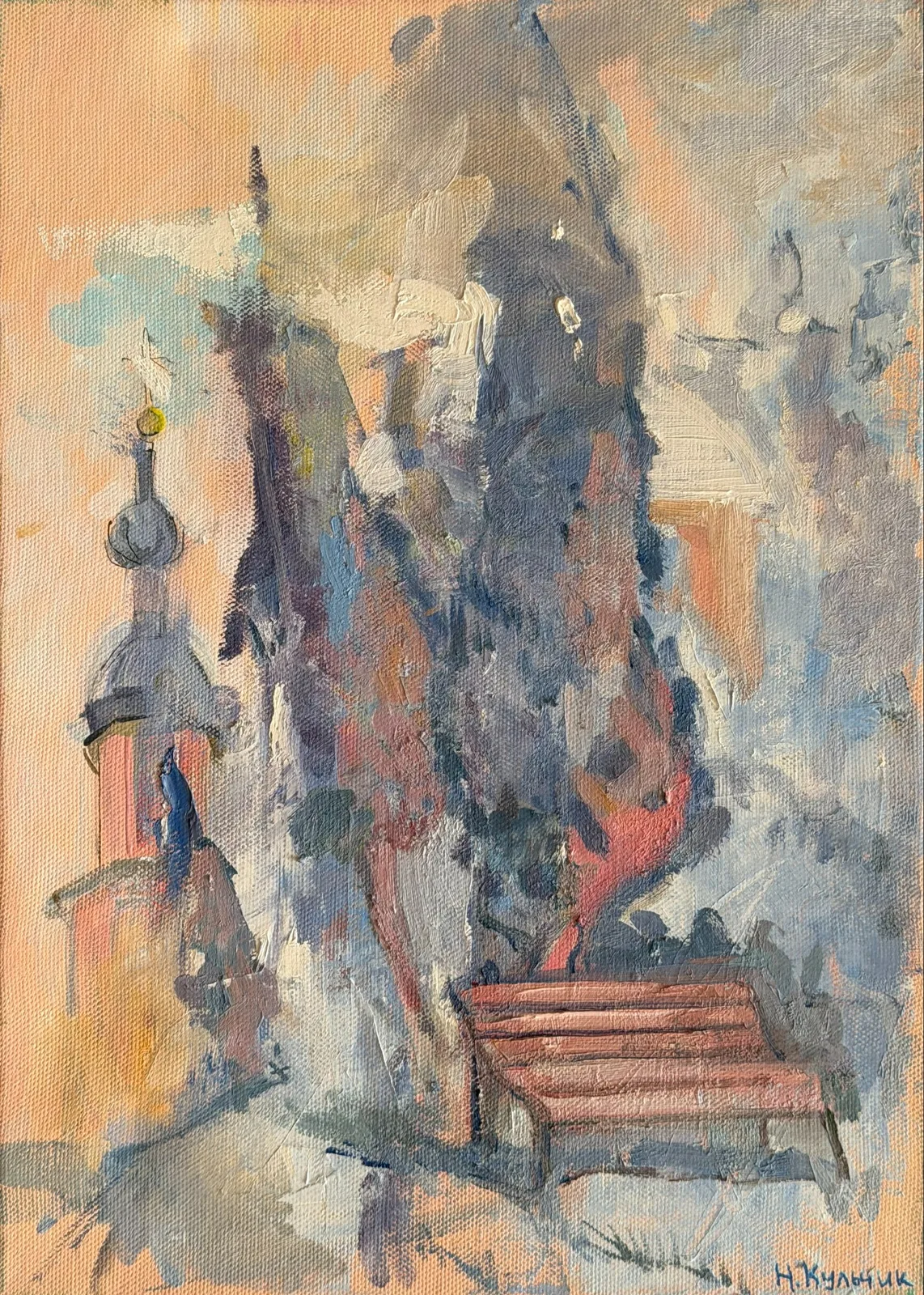 Картина «Раннее утро» — Дмитрий Кульчик, Абстракция, аукцион Artstore