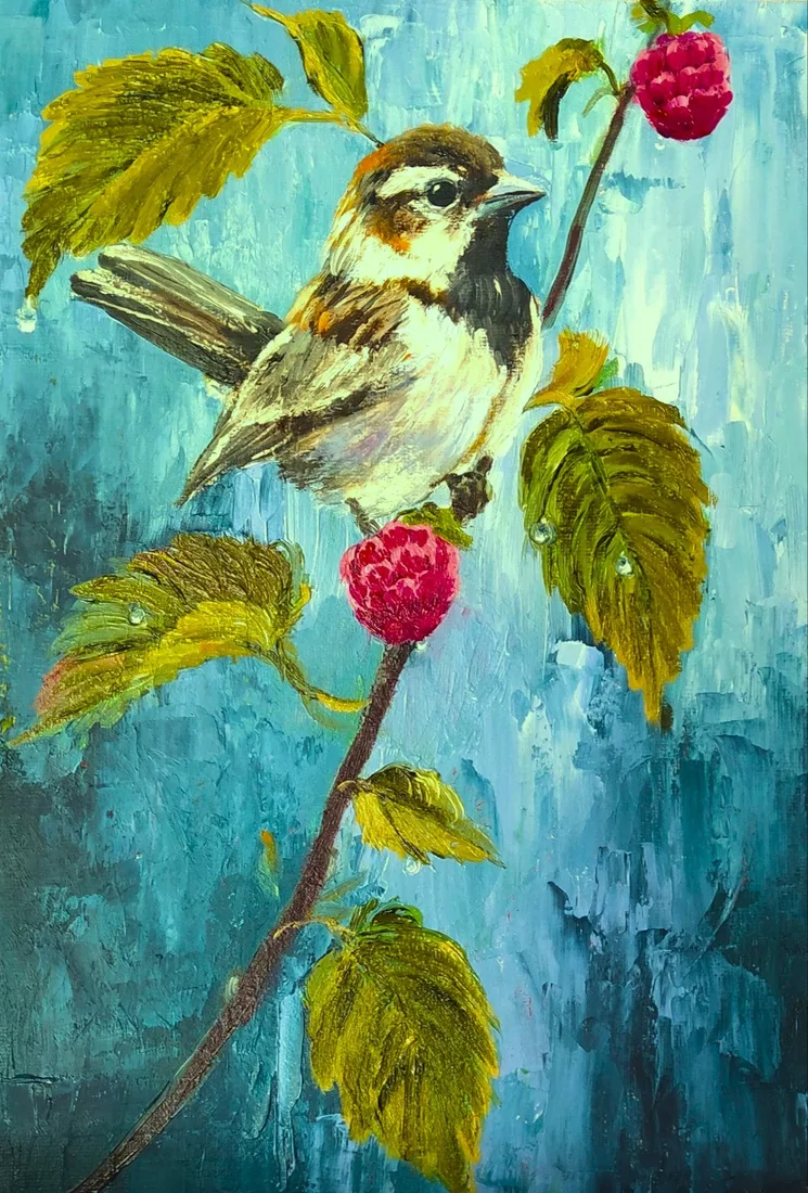 Картина «"Сладкая малинка"» — Маргарита Щенина, Анималистика