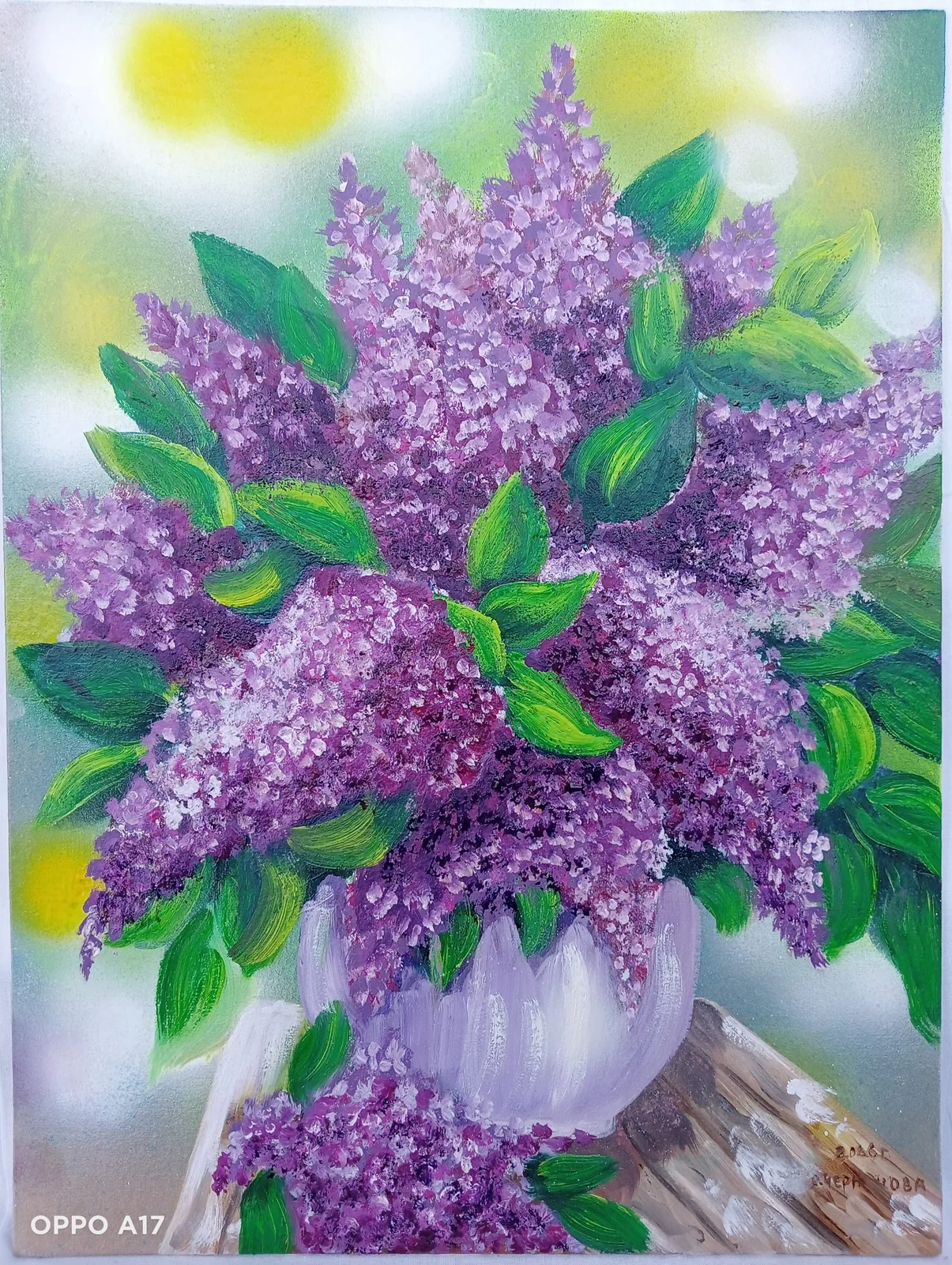 Картина «Пишу картины по Вашему заказу. На Ваш вкус!Выбирайте!» — Ольга Чернецова, Жанровая живопись, Что может быть лучше букета сирени в конце весны? На этой картине перед нами по…