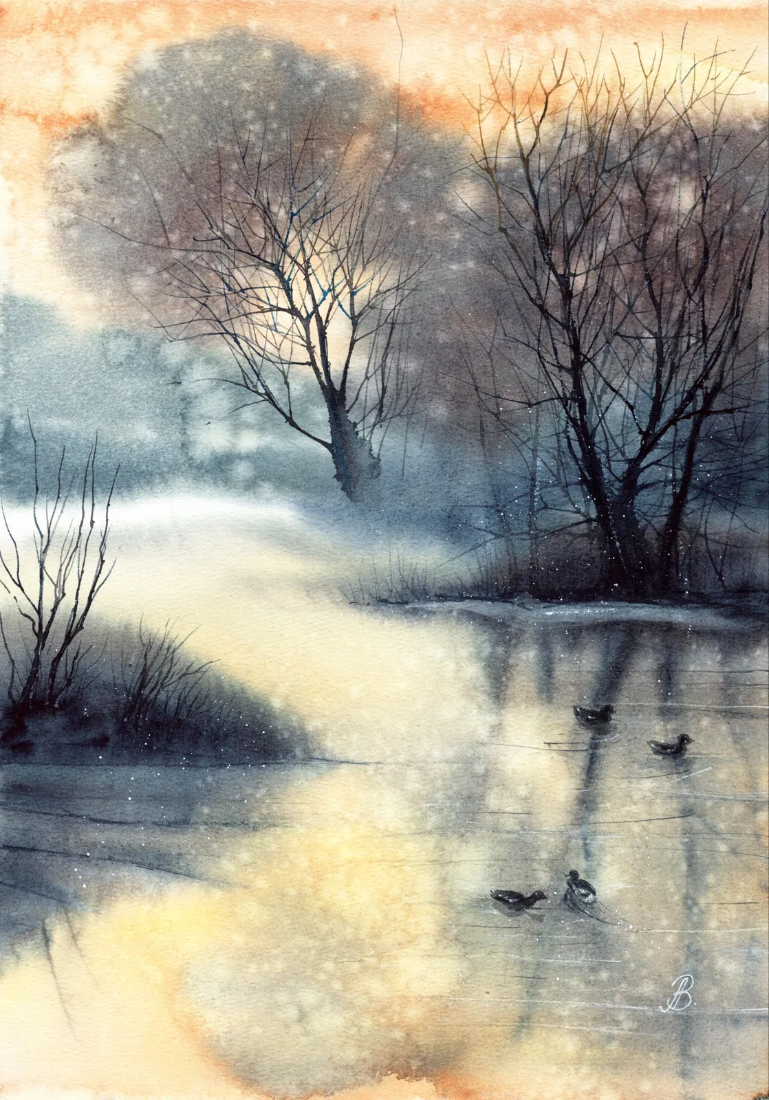 Картина «Пробуждение» — Алла Валежина, Пейзаж, Картина заняла 1-е место в номинации Лучший Пейзаж на международном конкурсе ак…