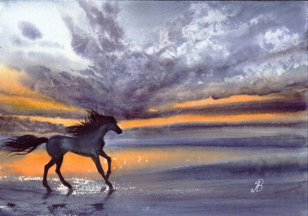 Картина «Свобода» — Алла Валежина, Пейзаж, Название: Свобода
Техника: акварель
Бумага: Baohong 300 g/m², 100% хлопок
Ра…