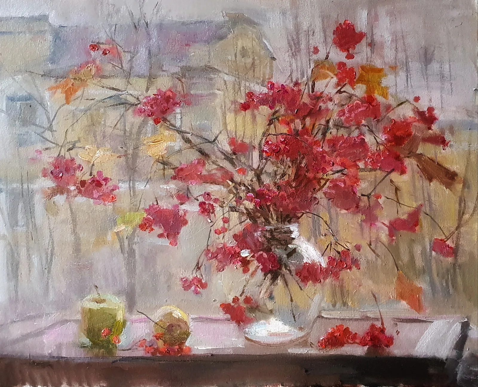 Картина «Ожидание первого снега» — Светлана Родионова, Натюрморт, Перед нами работа Светланы Родионовой "Ожидание первого снега", выполненная в т…