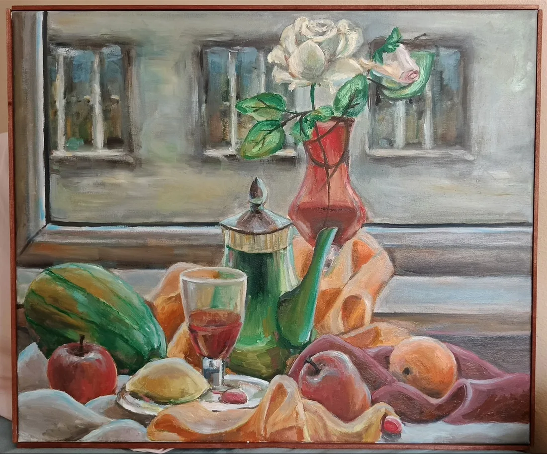 Картина «Натюрморт» — Аделина Бурлакова, Натюрморт, Холст, масло, 50х60 см