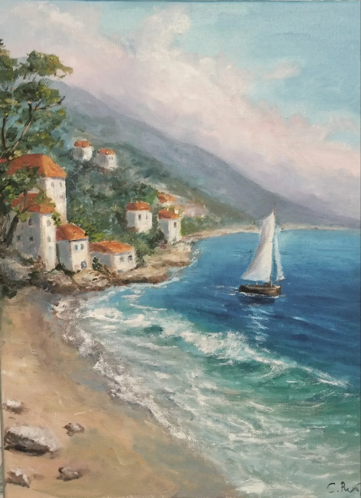 Картина «Морской пейзаж» — Светлана Рихард д, Пейзаж