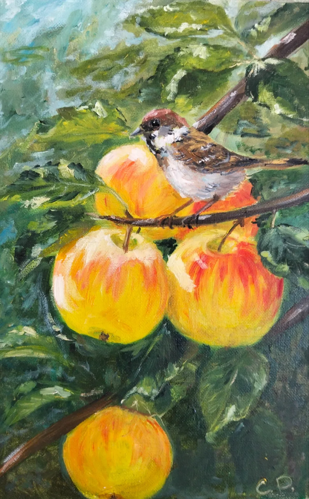 Картина «Яблоки 🍎 созрели» — Светлана Рихард, Анималистика, Извините, сервис временно недоступен. Попробуйте позже.
