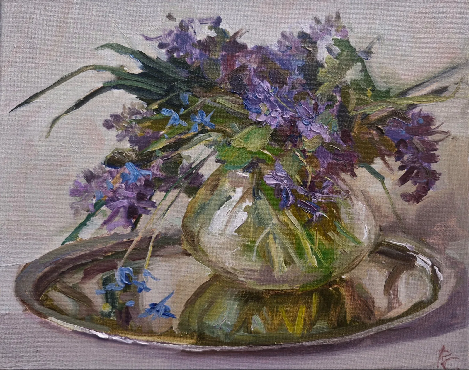 Картина «Первоцветы» — Светлана Родионова, Натюрморт, Работа "Первоцветы" - это трогательный натюрморт, выполненный в технике холст, …