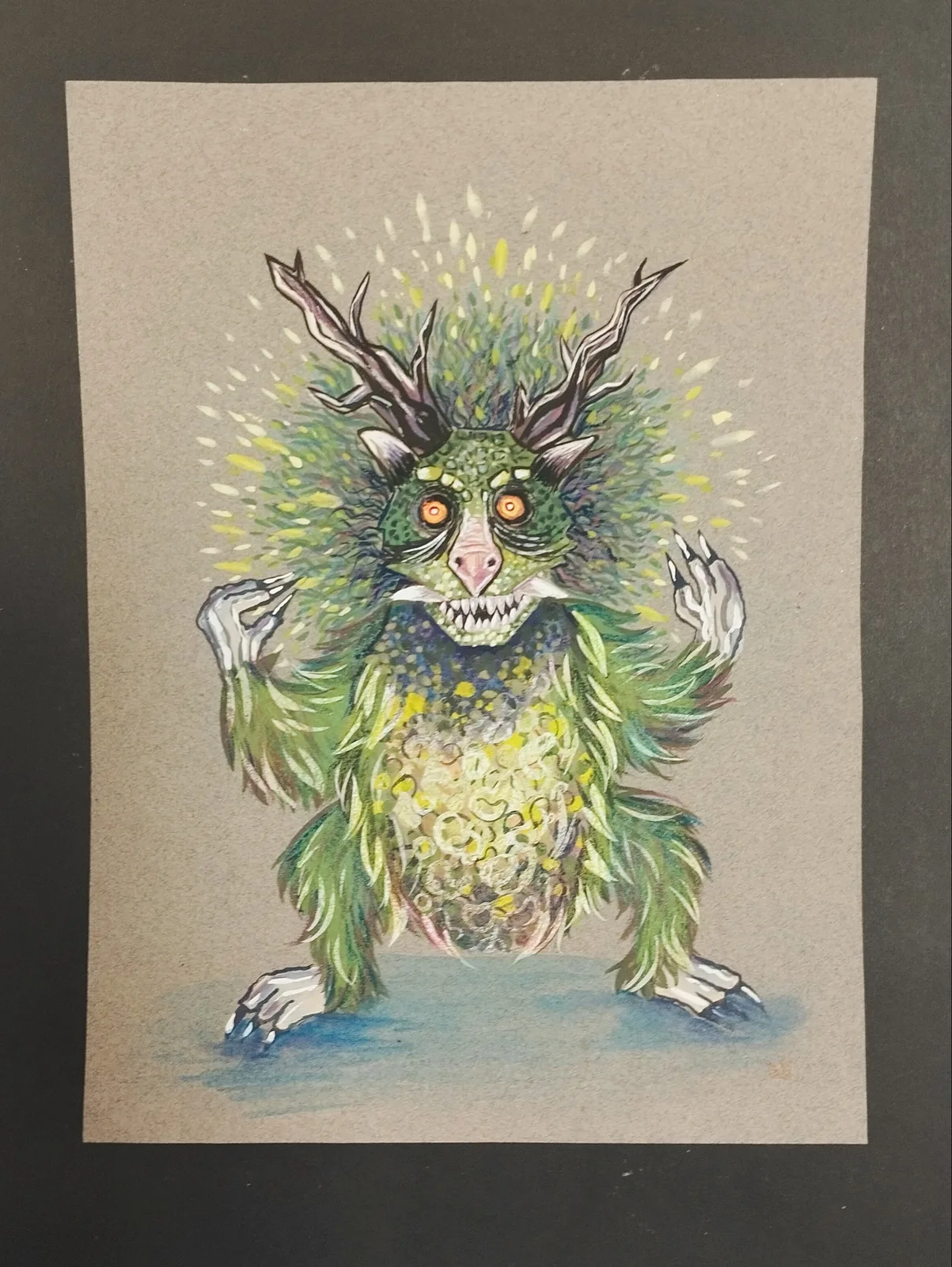 Картина «Леший» — Лера Гугуева, Анималистика, аукцион Artstore