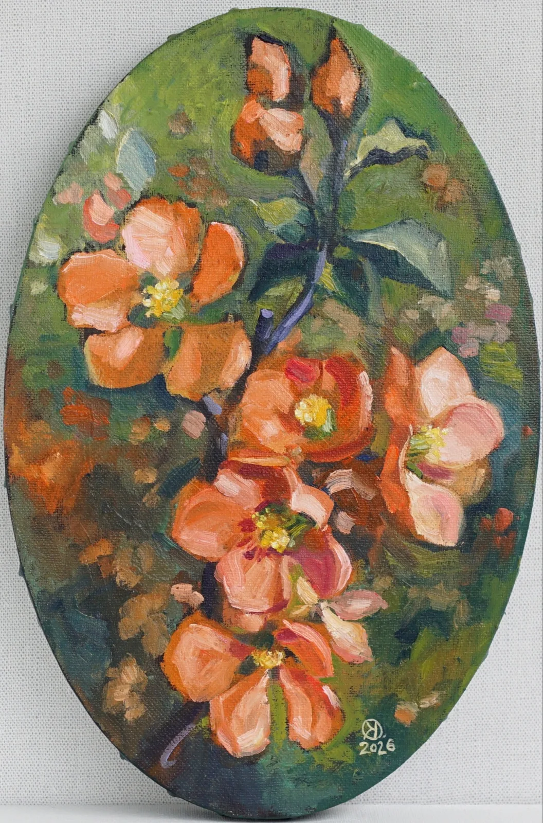 Картина «Цветущая айва» — Ольга Коняева, Другое, аукцион Artstore