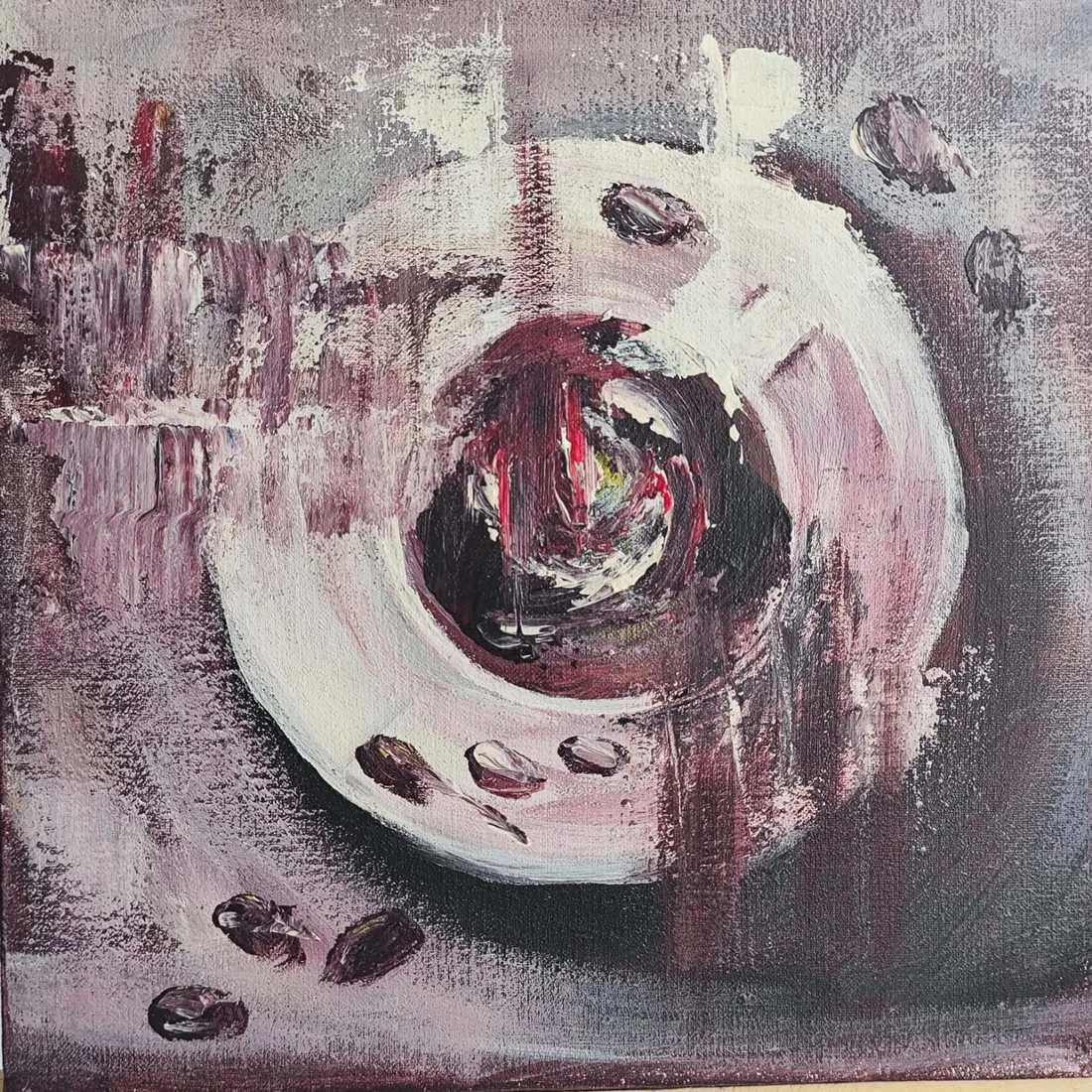 Картина «Мелодия кофе» — Маргарита Соколова, Натюрморт, Картина "Мелодия кофе", холст на подрамнике, акрил, 20х20 см. 

Теплая согрев…