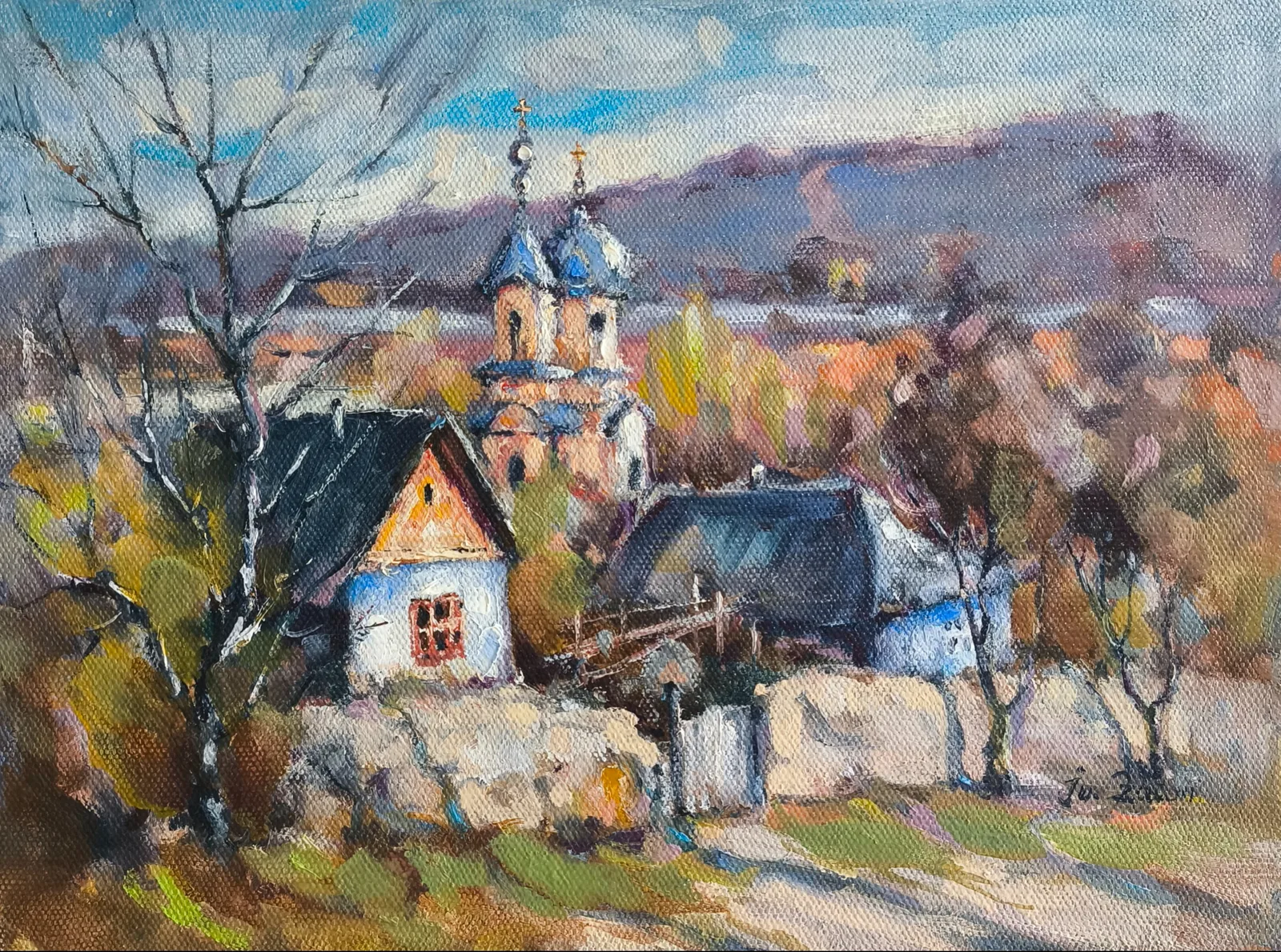 Картина «Ранняя весна» — Юрий Закон, Пейзаж