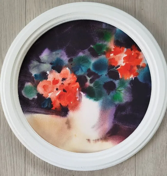 Картина «Герань» — Екатерина Аносова, Натюрморт, Я бы очень рекомендовал обратить внимание на эту работу! Акварельная техника ис…