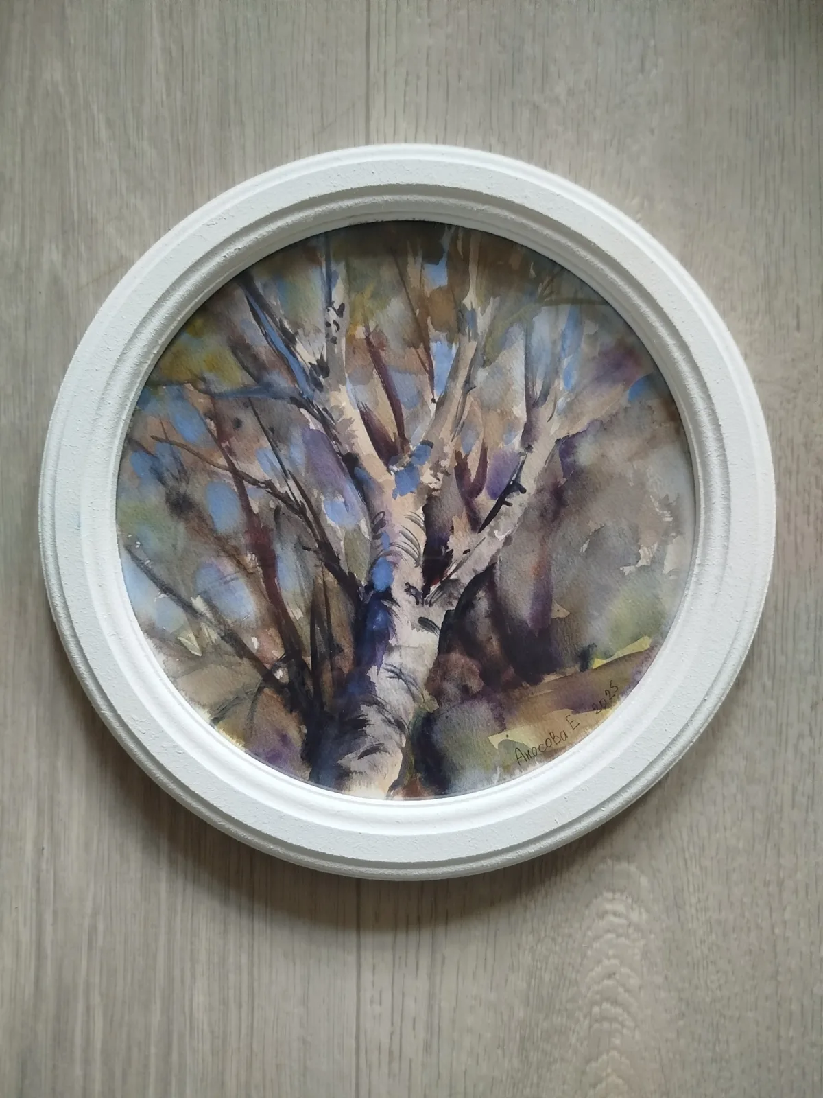 Картина «Весенние березы» — Екатерина Аносова, Пейзаж, Это было очень интересное приключение! 8 марта 2025 года я вышла на пленэр в на…