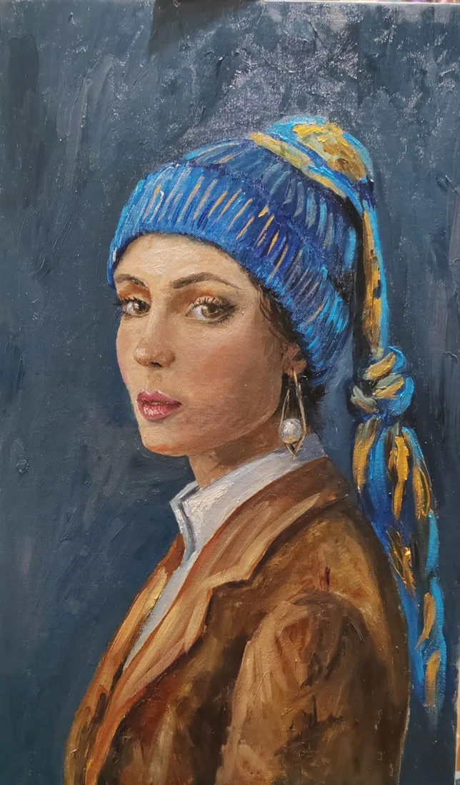 Картина «Незнакомка с жемчужной сережкой» — Оксана Калинина, Портрет, Холст на картоне. Участвовала в выставке "Талант России" (Москва)
Современная …