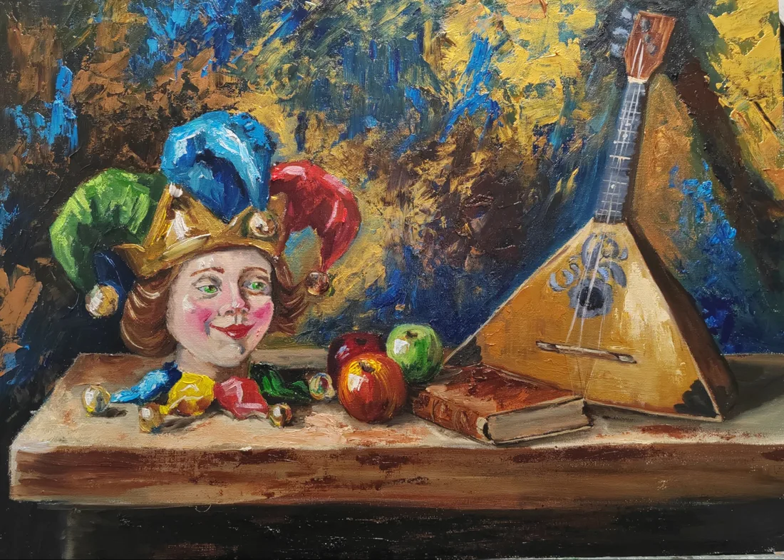 Картина «"Перед выступлением"» — Оксана Калинина, Натюрморт, Калинина Оксана Яковлевна "Перед выступлением" холст на картоне 35* 50 масло.