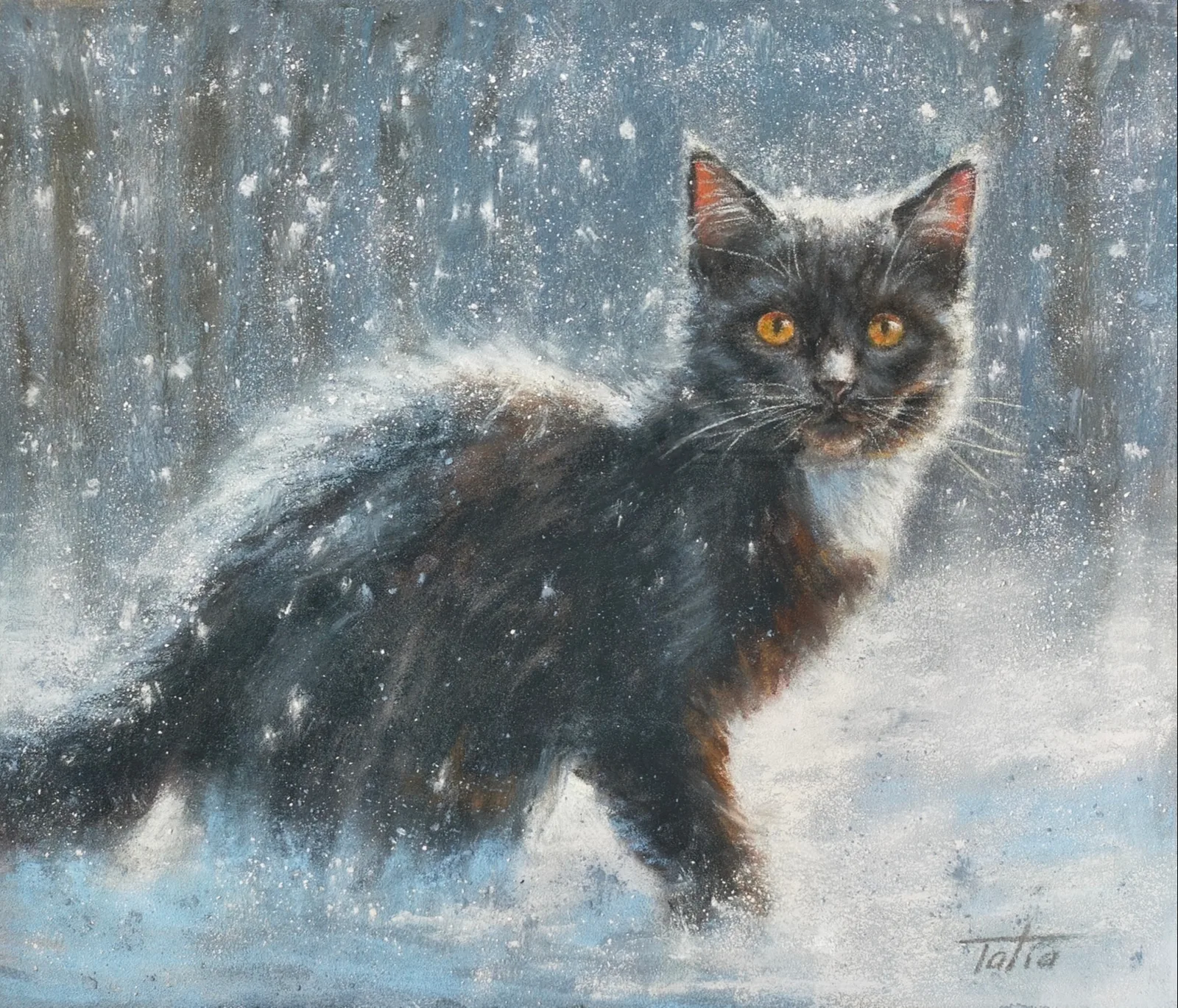 Картина «Пушистый следопыт» — Наталья Шульпина, Анималистика, аукцион Artstore