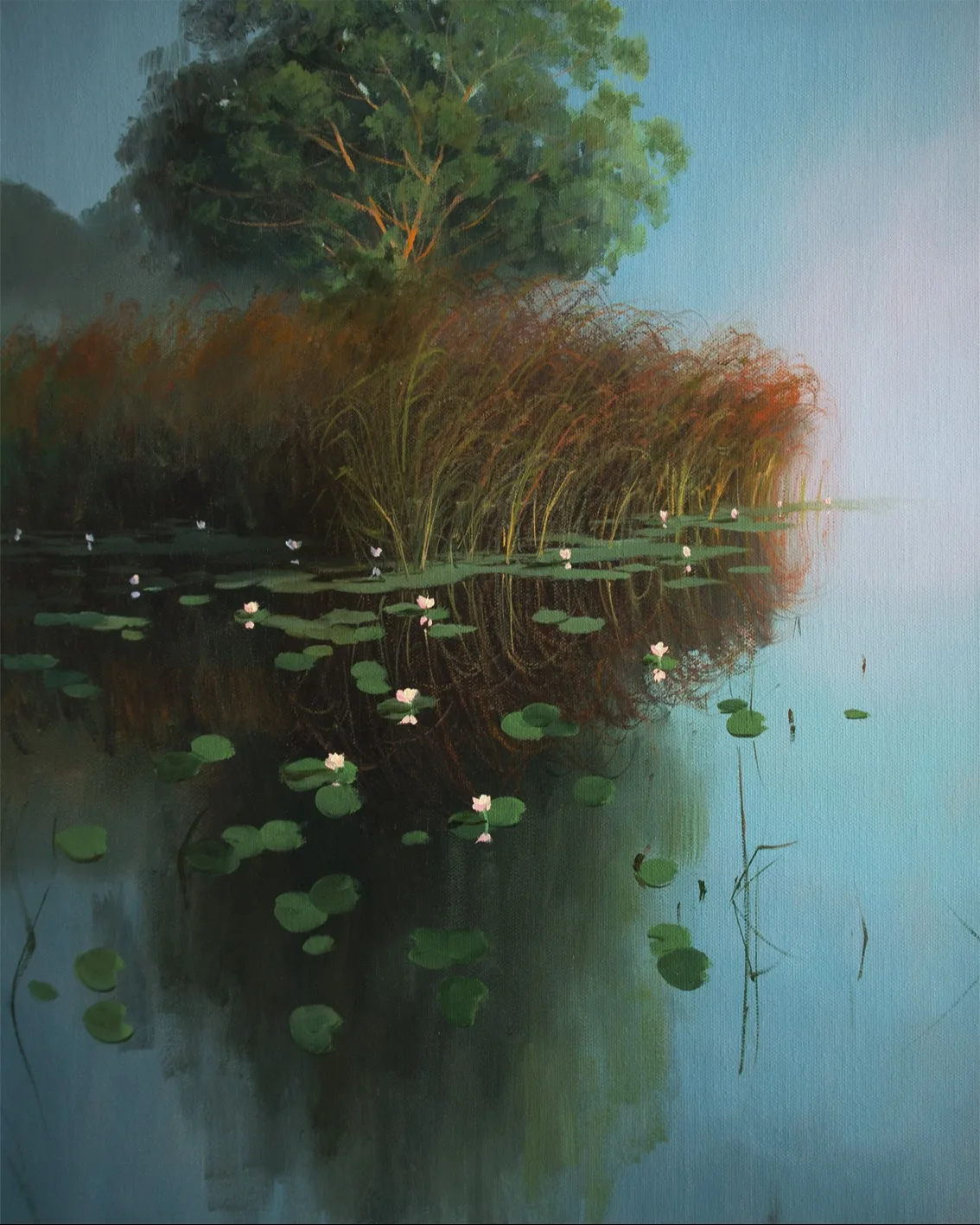 Картина «Заводь» — Анатолий Ким, Пейзаж, - холст на подрамнике. 50*40 см.
- галерейная натяжка холста.
- масло.
- пок…