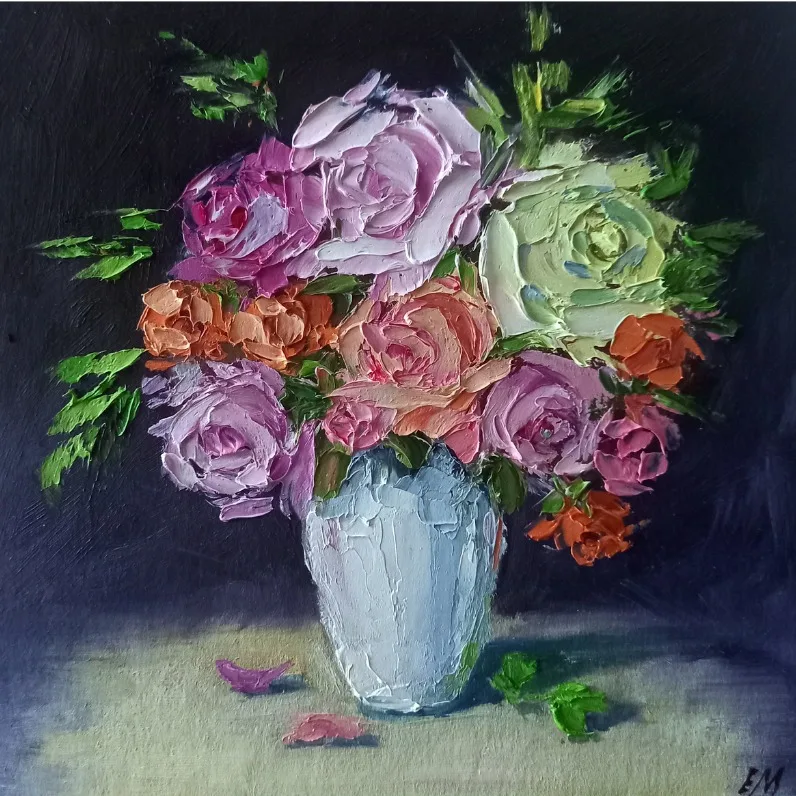 Картина «Букет» — Елена Малыхина, Натюрморт