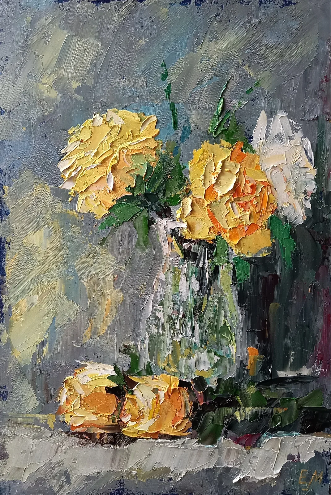 Желтые розы