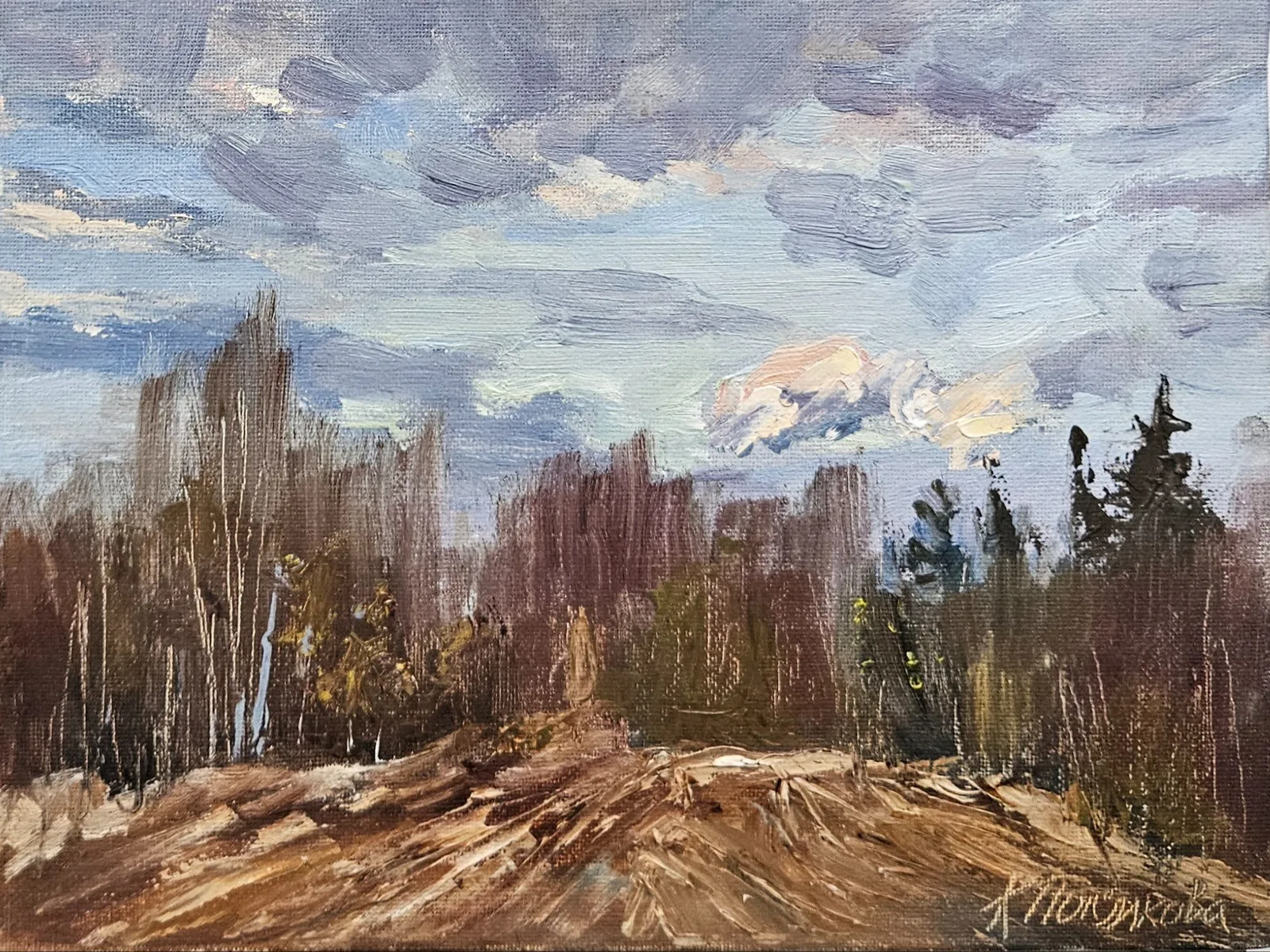 Картина «Из серии ВЕСНА» — Ксения Ползикова, Пейзаж, Что может быть прекраснее пробуждающейся природы? 
Картина Ксении Ползиковой из…