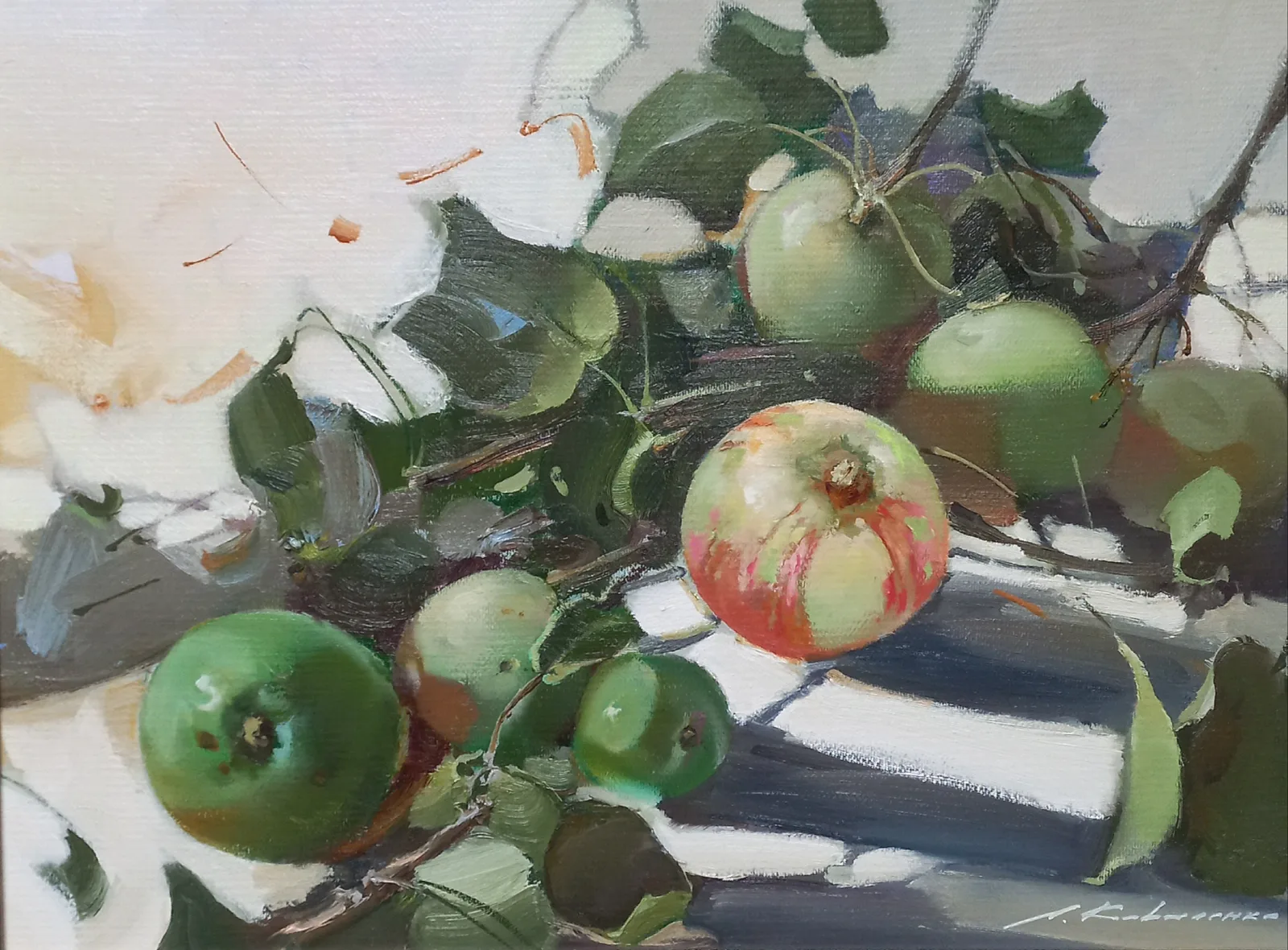 Этюд "Яблочки"