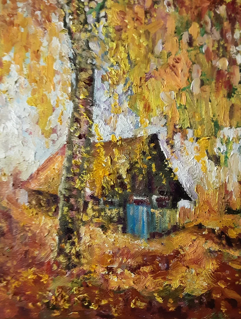 Картина «" Берёзка"» — Надежда Соболева, Пейзаж, Холст.
Подрамник.
Масло.