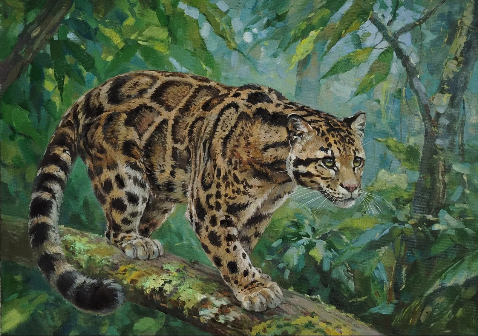 Картина «Ягуар» — Юлия Барсова, Анималистика