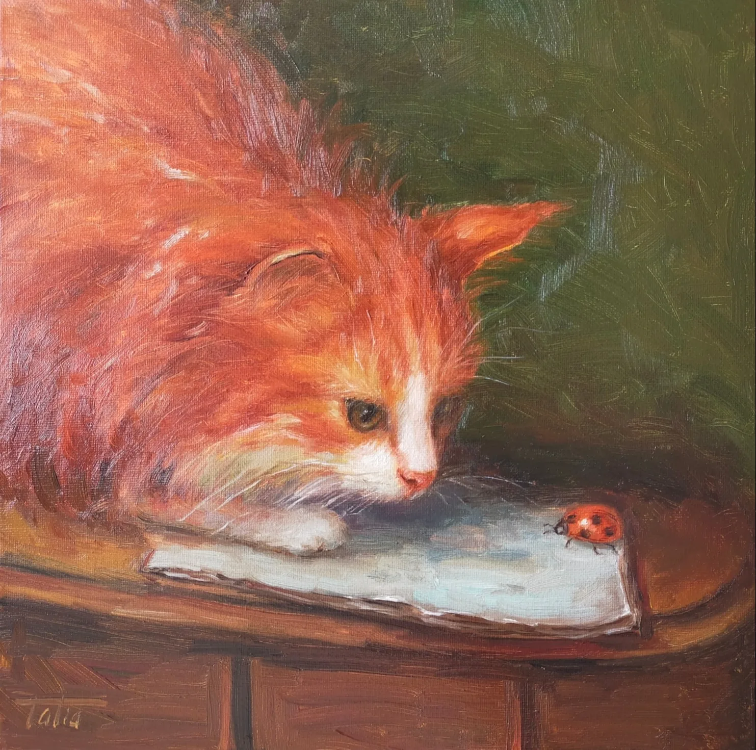 Картина «Неожиданный гость» — Наталья Шульпина, Анималистика, аукцион Artstore