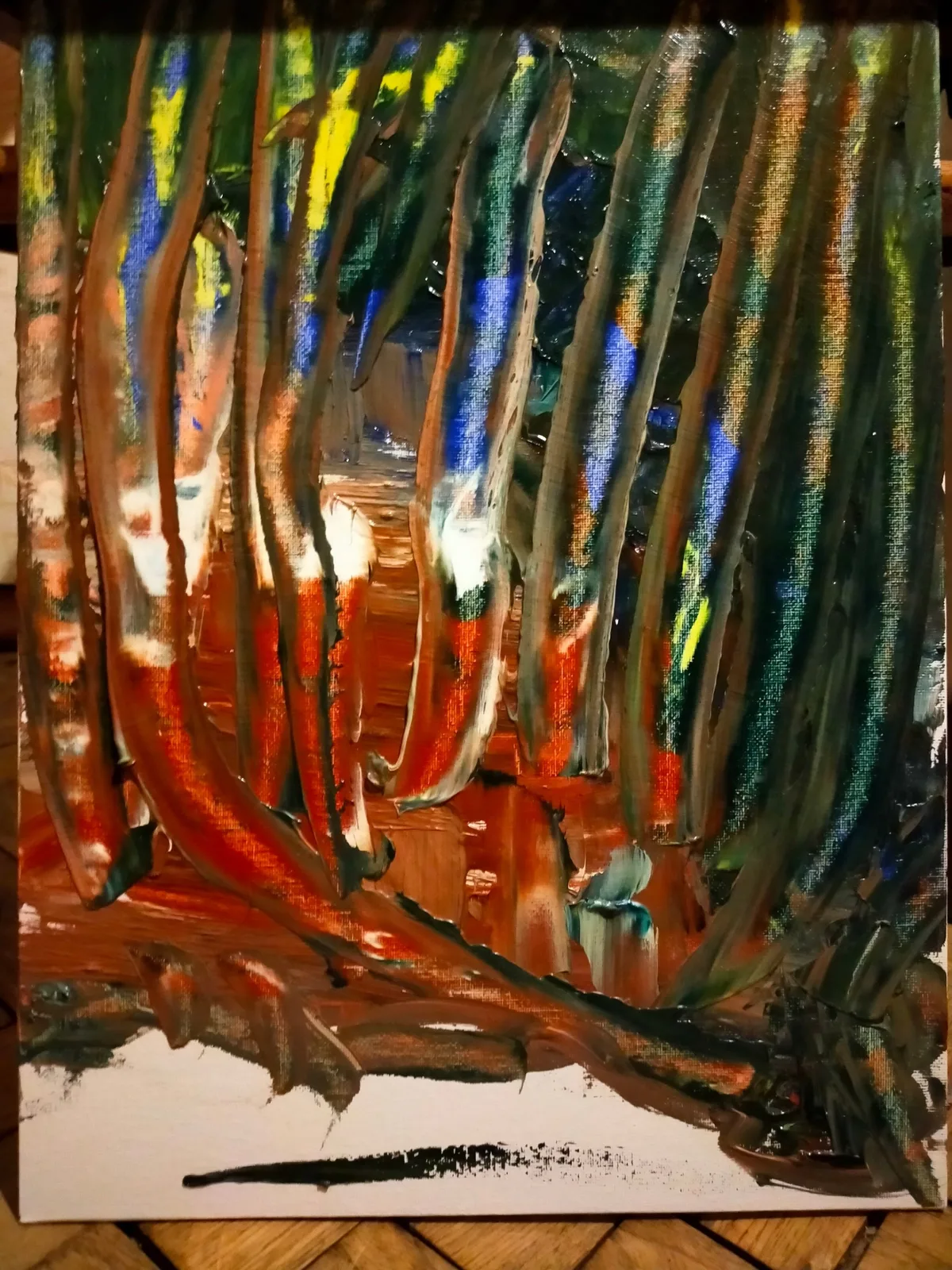 Картина «Сборник» — Михаил Пименов (Шомодо), Абстракция, В картине "Сборник" играет контраст между светлыми и темными оттенками, создава…