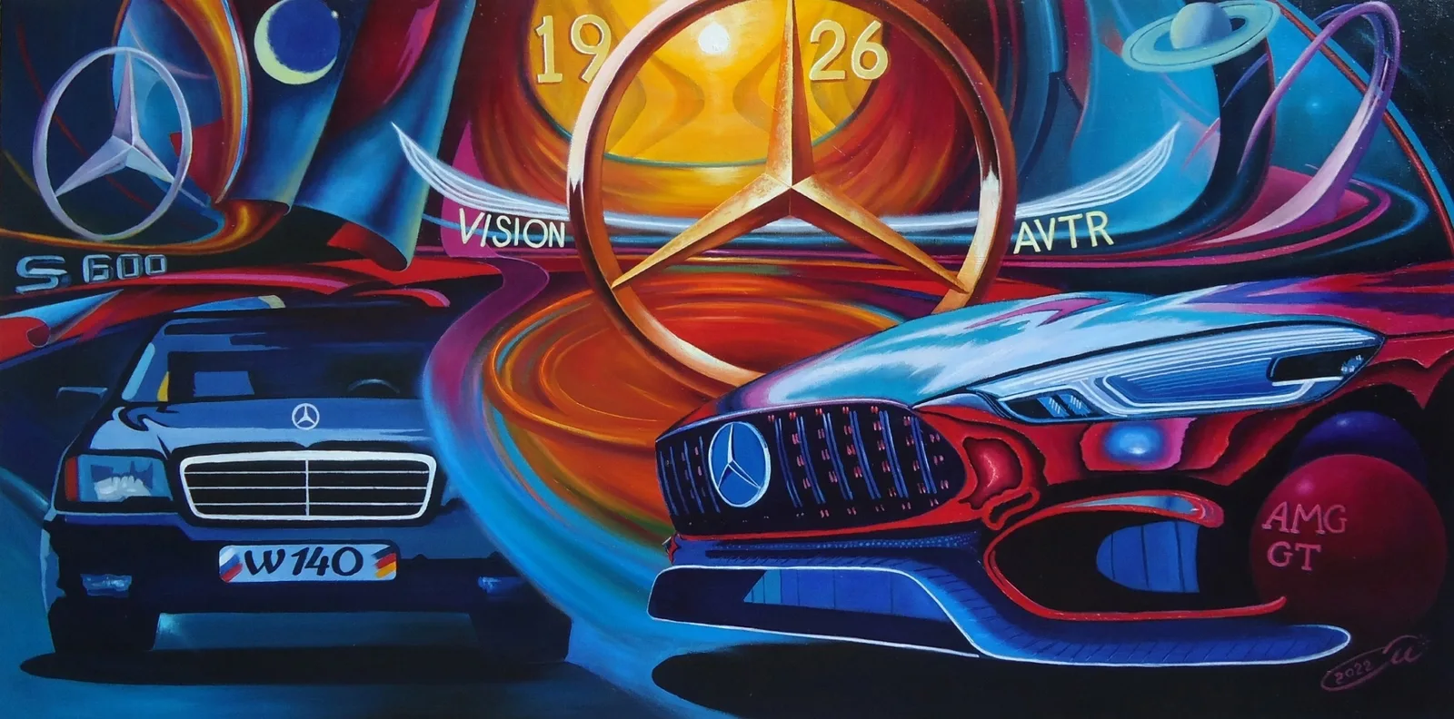 Картина «"Мерседес от Кабана до Аватара"» — Сергей Могилевский, Другое, аукцион Artstore