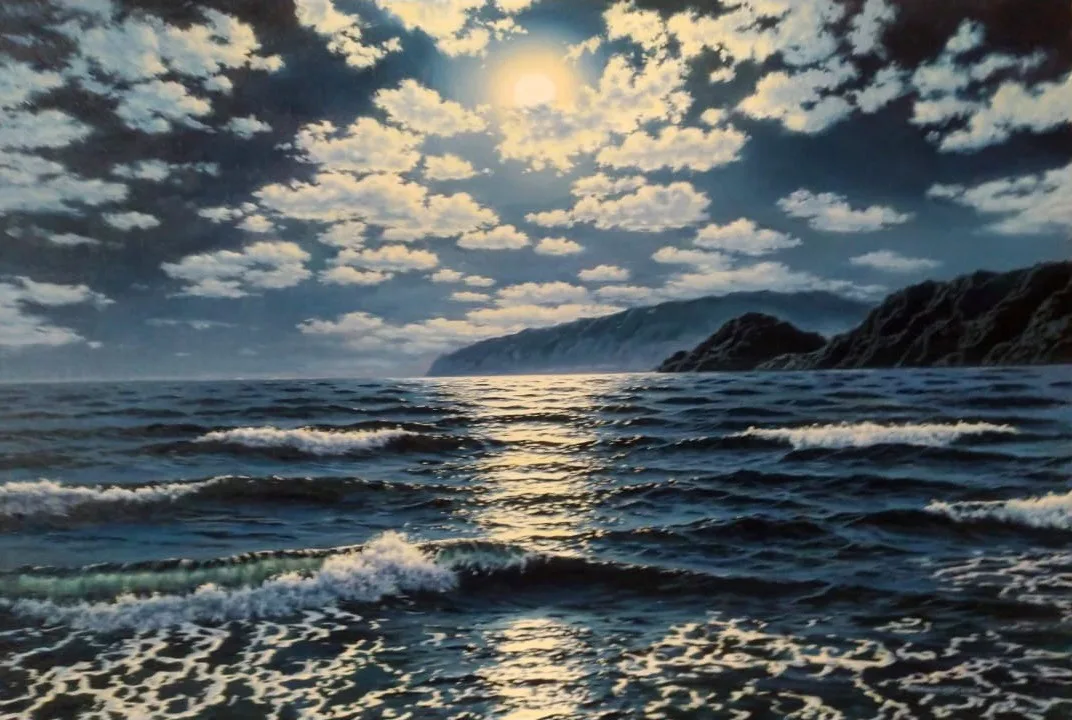 Картина «Ночное море в Анапе» — Венера Арапова, Другое, аукцион Artstore