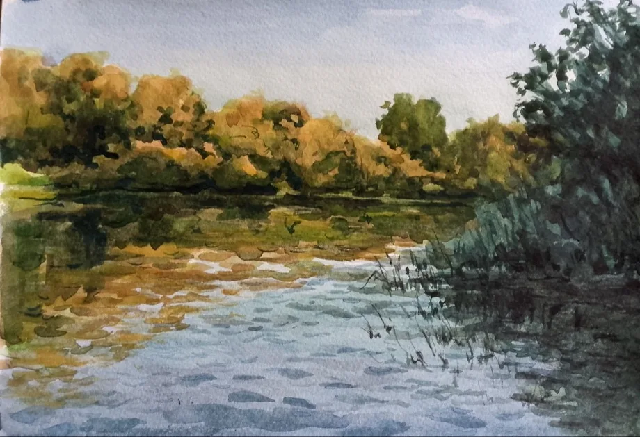 Картина «Речка летом» — Павел Масякин, Пейзаж, аукцион Artstore