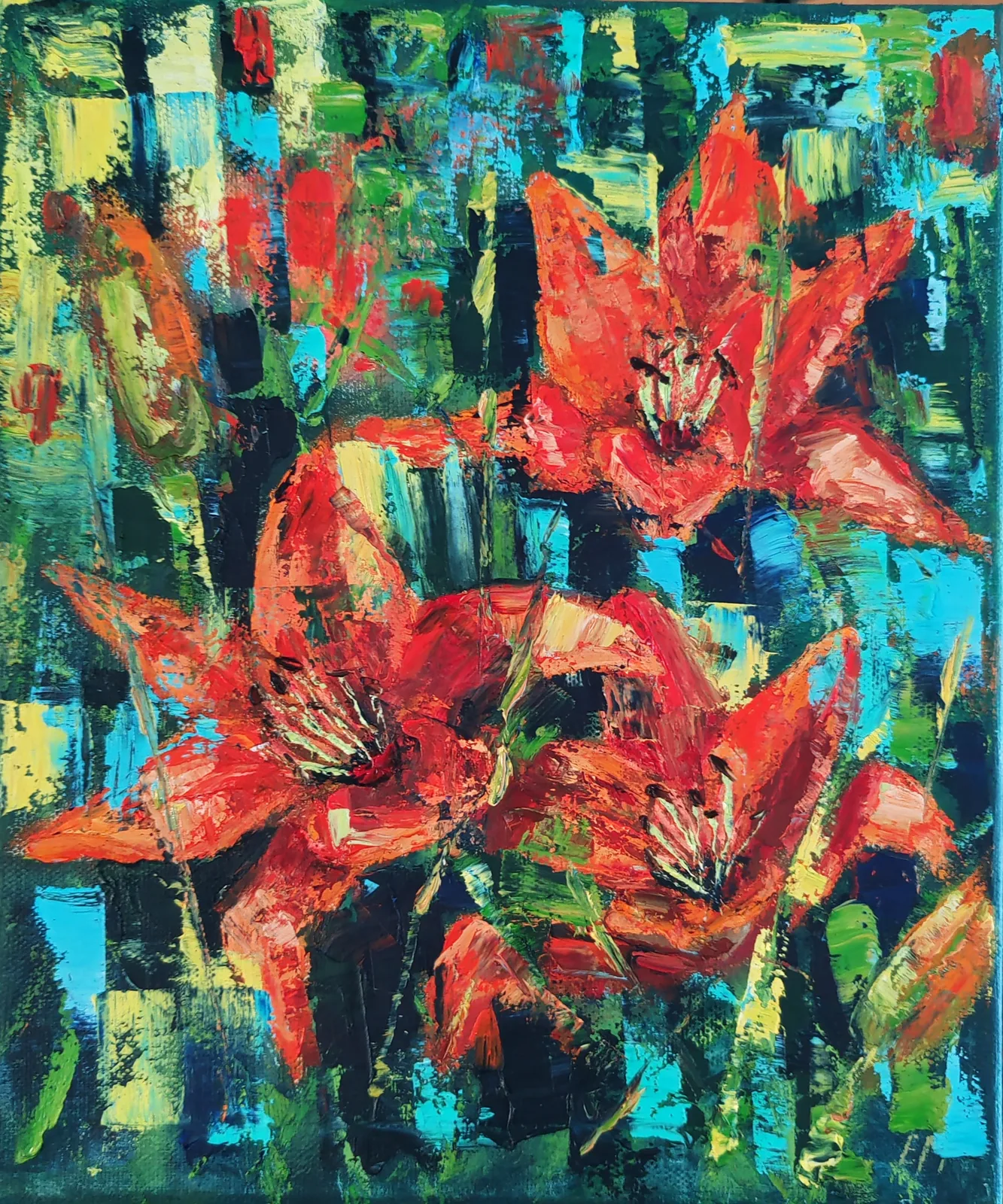 Картина «Лилии» — Елена Малыхина, Другое, аукцион Artstore