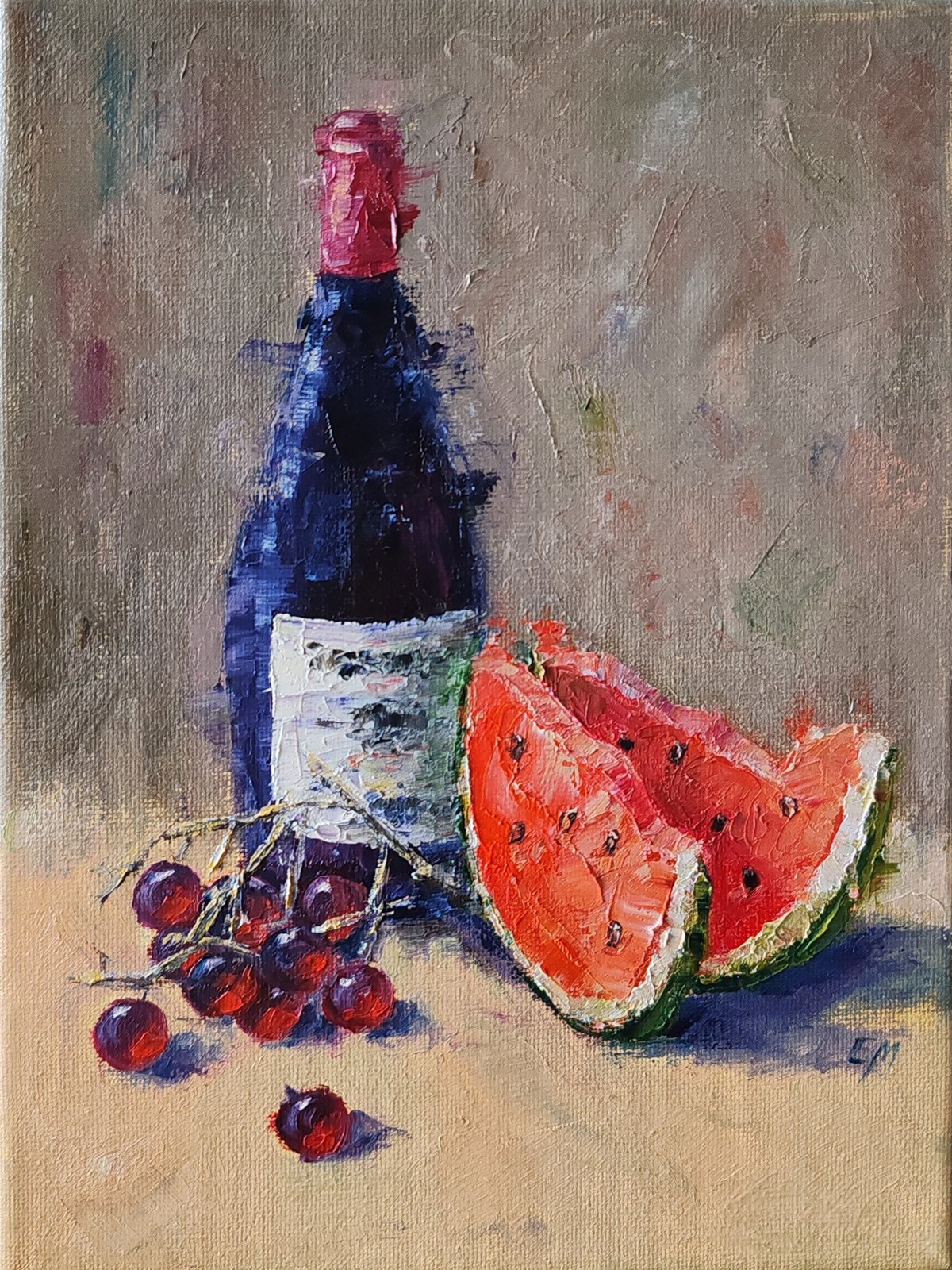 Вино и фрукты