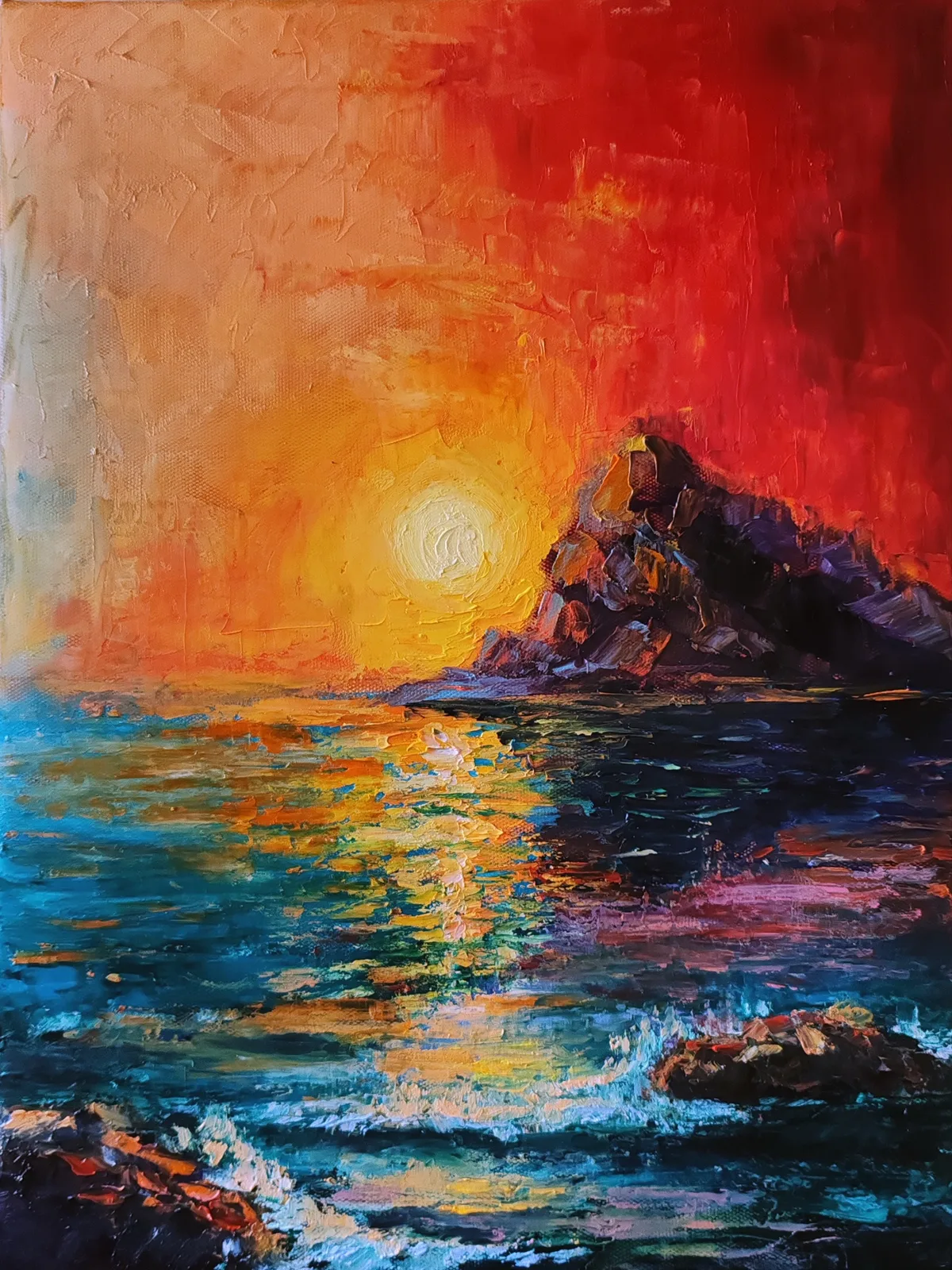 Красный закат