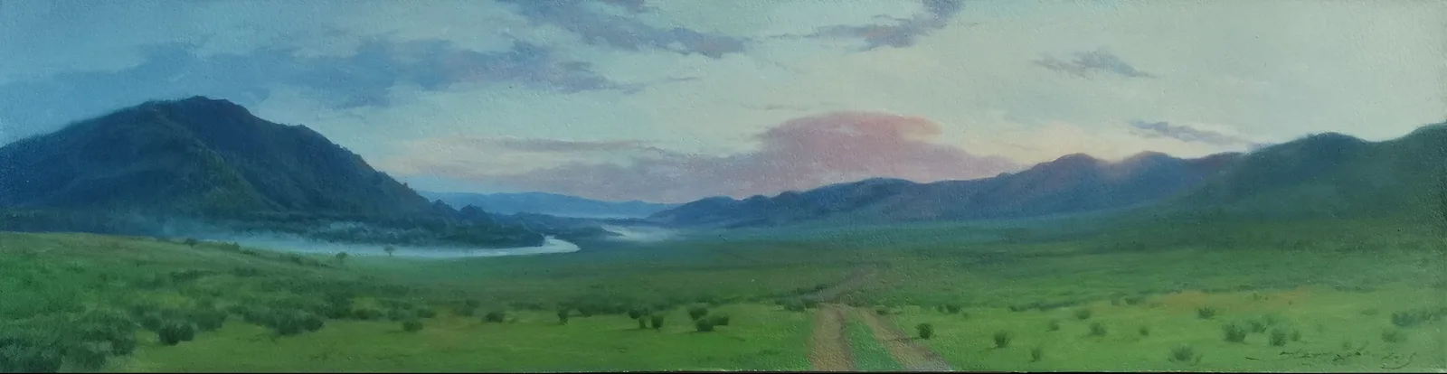 Картина «"Долина Кюг."» — Марина Петухова, Пейзаж, В 2025 году художник представил на суд зрителей работу "Долина Кюг", выполненну…