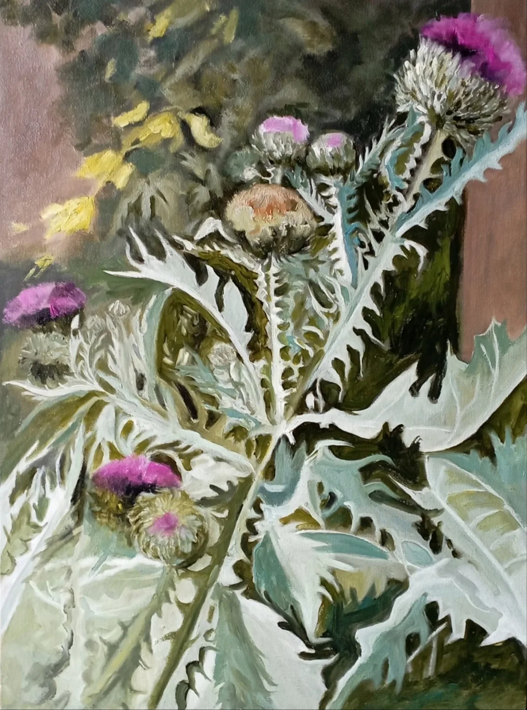 Картина «Чертополох» — Татьяна Мельгунова, Пейзаж, аукцион Artstore