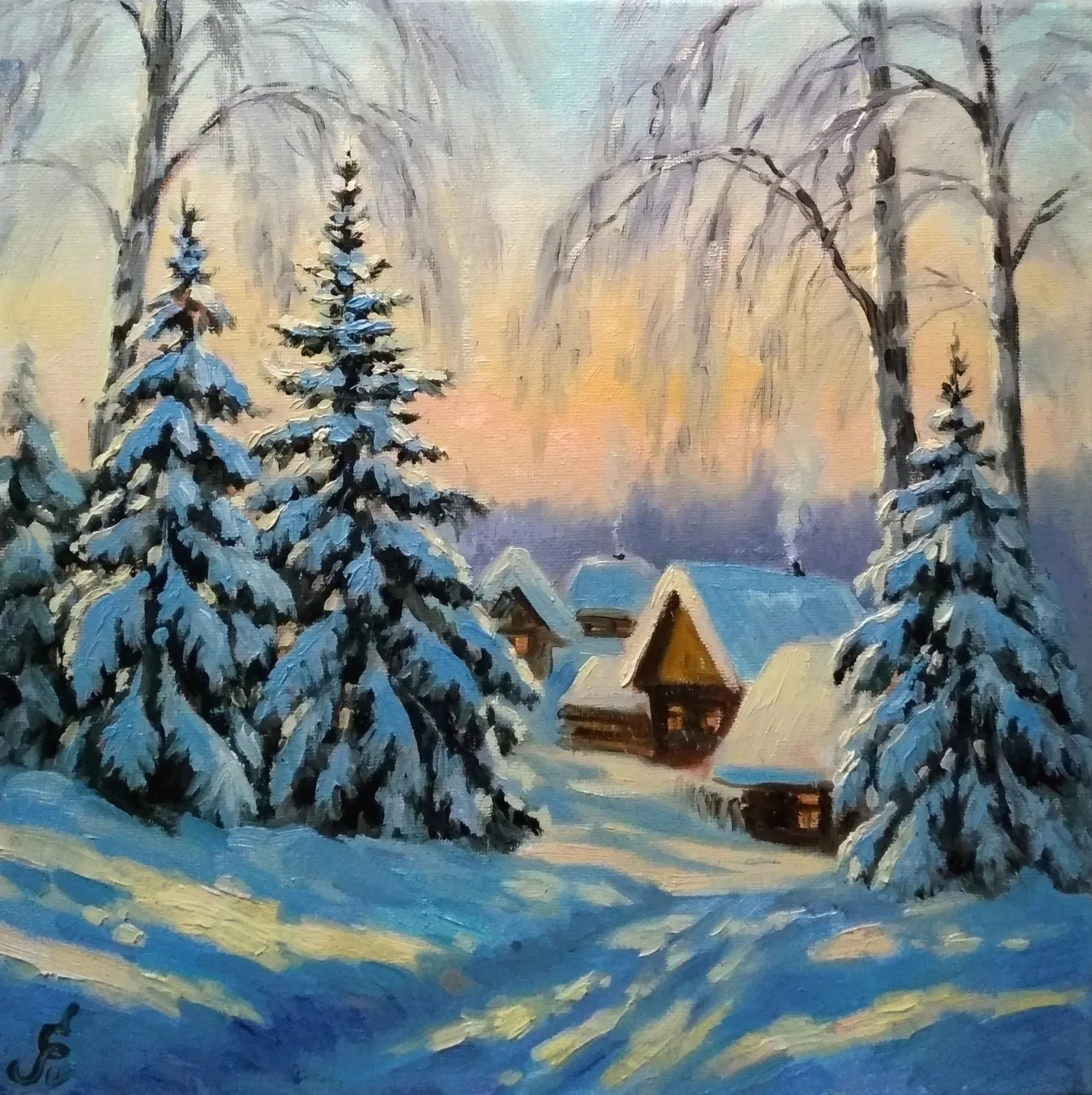 "Морозное утро"