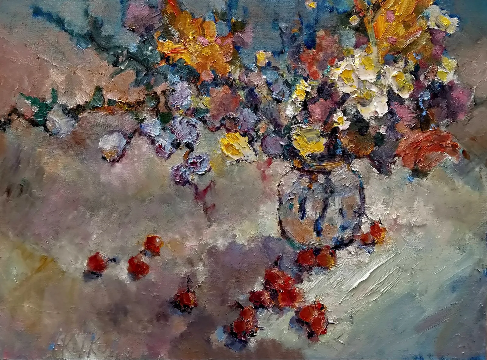 Ягодки и цветы